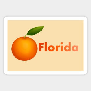 Florida Orange Magnet